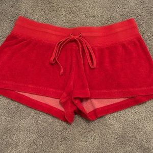 Hard Tail Shorts | Red Terry Shorts Size Large (7-14)